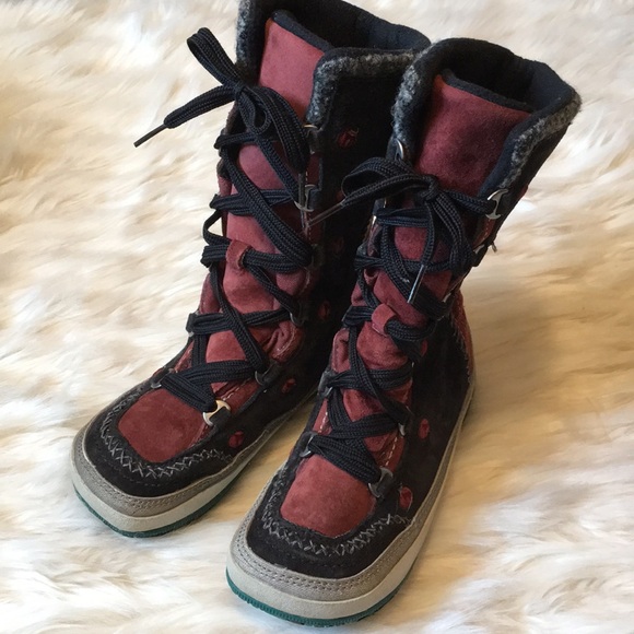 merrell puffin lace high boots
